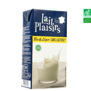 Lait demi-écrémé UHT sans Lactose 1 Lt Lait Plaisir