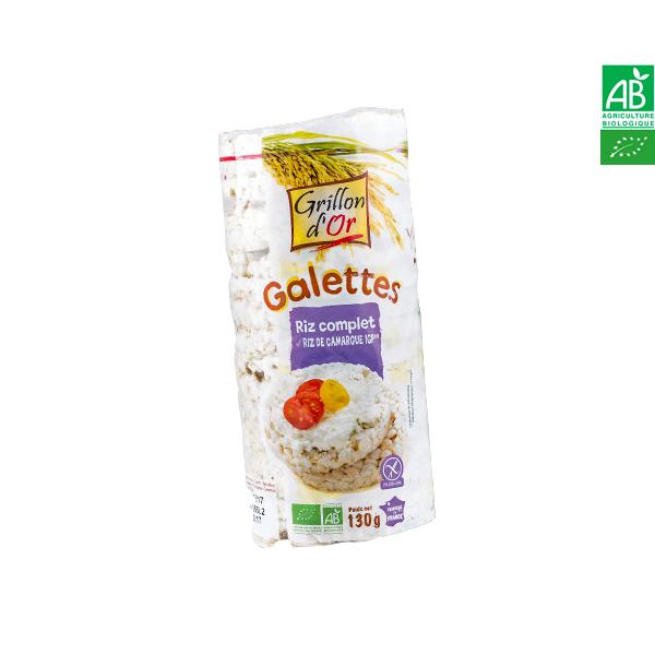 Galettes de Riz Complet 130gr Grillon d'Or
