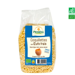 Coquillettes Aux Œufs Frais Bio France 500g Priméal