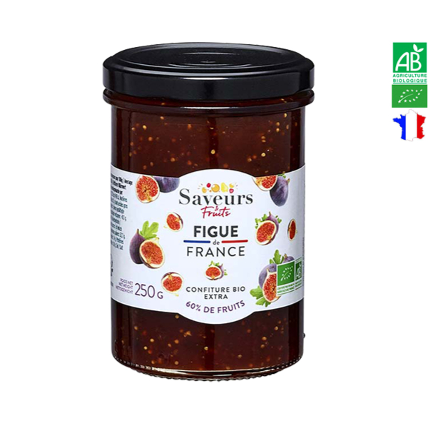 Confiture de Figues Violettes de Provence Bio 250gr Saveurs et Fruits