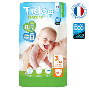 Couche Écologique Taille 3 4 à 9kg 1×56 Tidoo