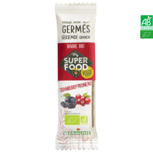 Barre de céréales germées Cranberry-Pruneau Germline