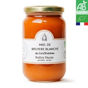 Miel de Bruyère blanche du Col d’Extrême 480g Ballot-Flurin