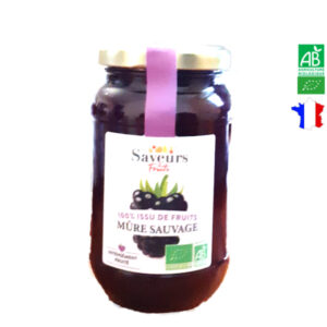 Confiture de Mûre Sauvage 310g Saveurs et Fruits