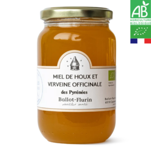 Miel de Houx et Verveine officinale des Pyrénées 480g