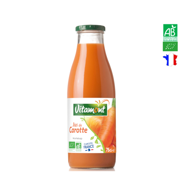Pur Jus de Carotte Bio 75cl Vitamont