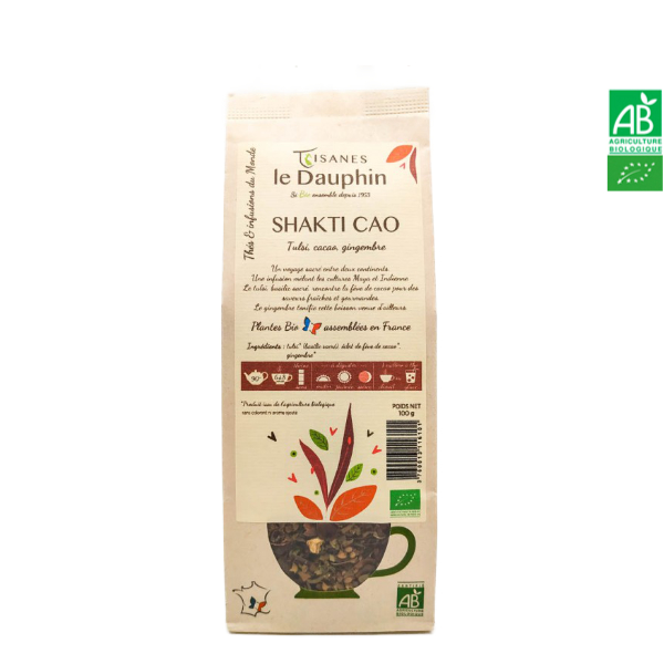Infusion Bio Shakti Cao 100g Tisanes Le Dauphin