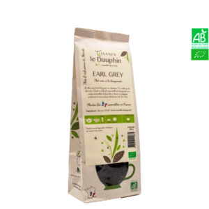 Thé Noir Bio Earl Grey 100g Tisanes Le Dauphin