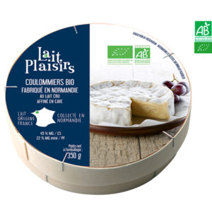 Coulommiers Bio 350g Lait Plaisirs