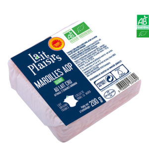 Maroilles Bio AOP Au Lait Cru Quart 200g Lait Plaisirs