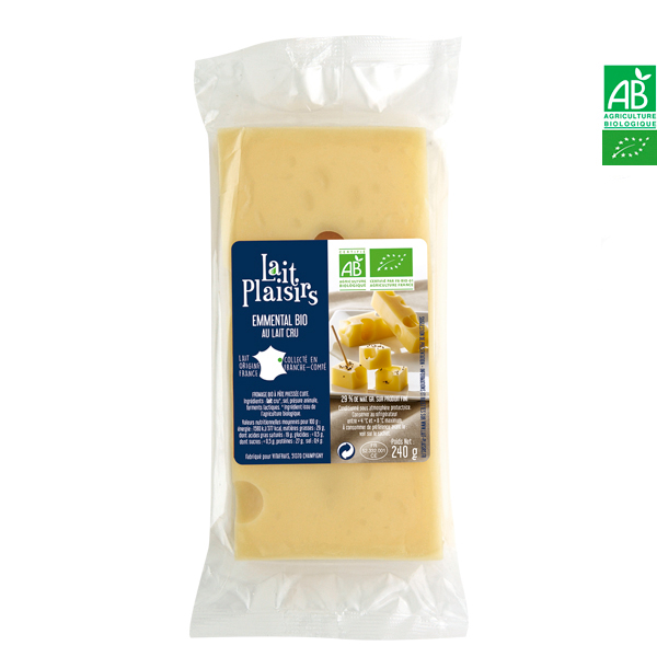 Emmental Bio Au Lait Cru Lait Plaisirs
