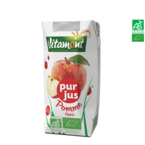 Tetra Pur Jus de Pomme Bio 20cl Vitamont