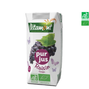 Tetra Pur Jus de Raisin Bio 20cl Vitamont