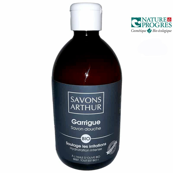 Savon Douche Garrigue (500ml) Soulage les Irritations Savons Arthur