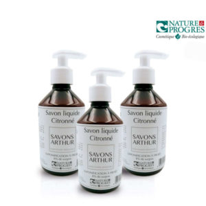 Savon liquide Citronné avec Pompe 300ml Savons Arthur