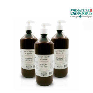 Savon liquide Citronné avec Pompe 1L Savons Arthur