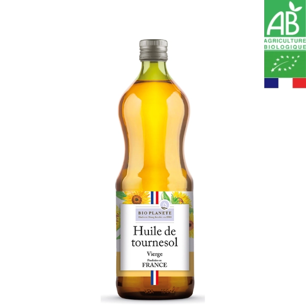 Huile de tournesol 1 litre bio Planete