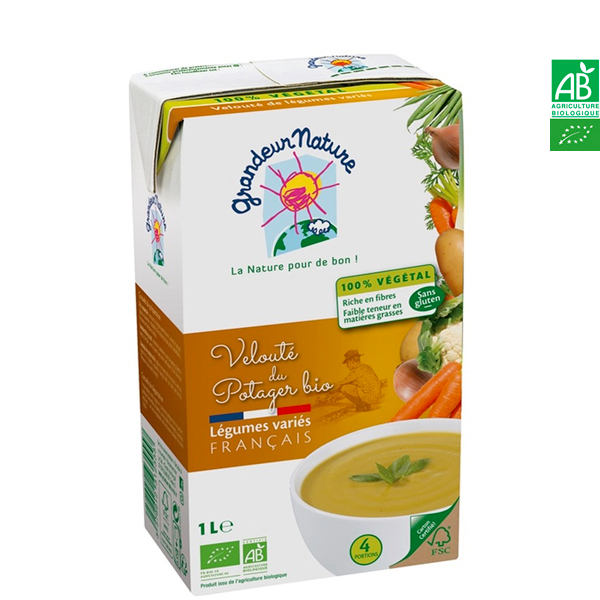 Velouté de Légumes du Potager Varié 1L Grandeur Nature