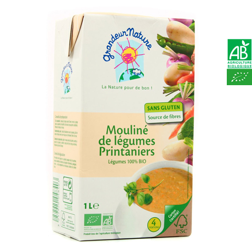 Mouliné de Légumes Printanier 1L Grandeur Nature