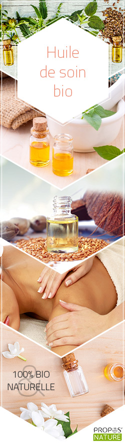 Illustration Huile de Soin Bio