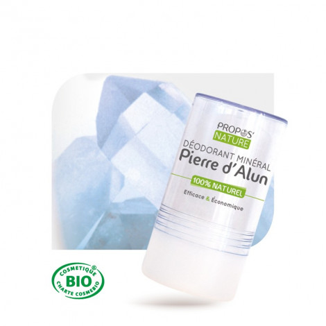 Déodorant minéral Pierre d’Alun 120gr Propos Nature