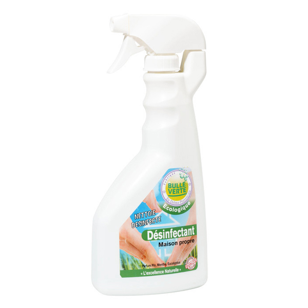 Désinfectant Bactéricide Spray 500ml Bulle Verte