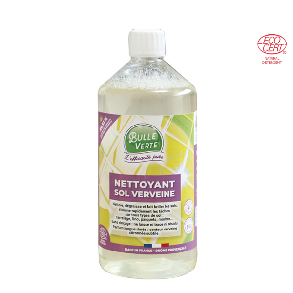 Nettoyant Sols Verveine Naturel 1kg Bulle Verte