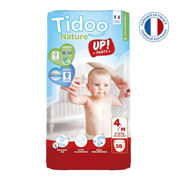 Culottes d'apprentissage écologiques T4 8 à 15 kg Tidoo