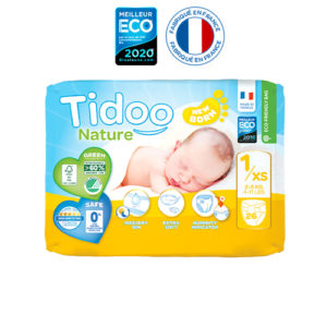 Couche Écologique Taille 1 2 à 5 kg 1×26 Tidoo