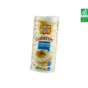 Galettes 5 Céréales Bio 130gr Grillon d’Or
