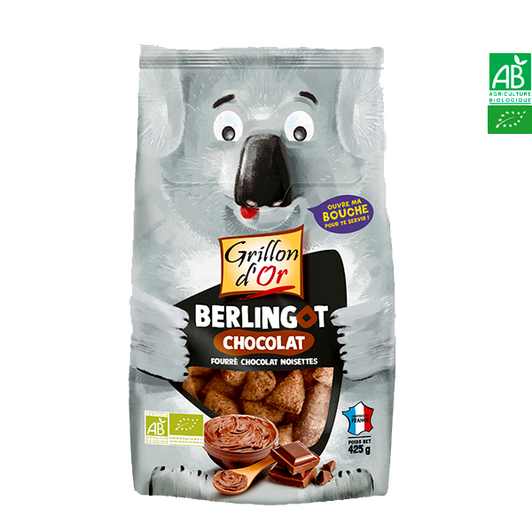 Céréales Bio Berlingot Chocolat 425gr Grillon d'Or