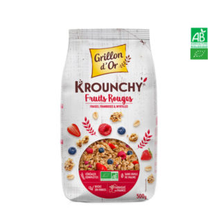 Krounchy Fruits Rouges 500gr Grillon d’Or