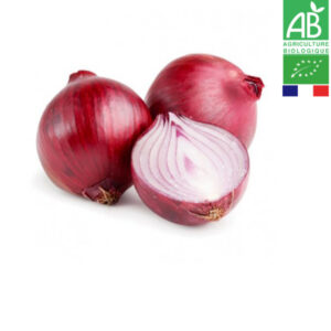 Oignon Rouge Bio 1Kg (Nouvelle récolte)