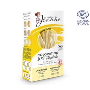 Coloration 100% Bio & Végétale Blond Clair Les Couleurs de Jeanne
