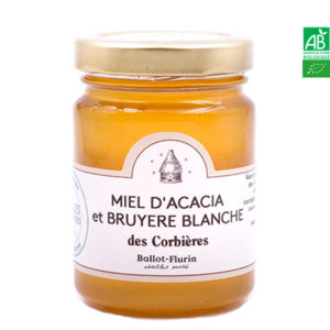 Miel d’Acacia et Bruyère Blanche des Corbières 125g Ballot-Flurin Miel d’Acacia et Bruyère Blanche des Corbières 125g Ballot-Flurin