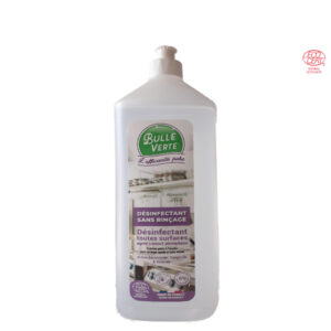 Biocide Désinfectant Sans Rinçage 1Lt Bulle Verte