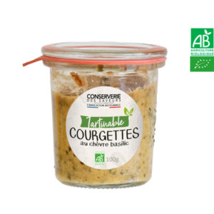 Délice de Courgette Chèvre et Basilic 100g Conserverie des Saveurs