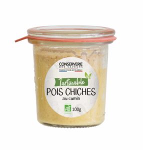 Houmous de Pois Chiches au Cumin 100g Conserverie des Saveurs