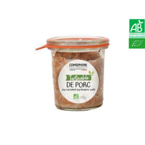 Tartinable de Porc au Caramel Beurre Salé 100g Conserverie des Saveurs