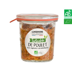 Tartinable de Poulet aux Oignons Caramélisés 100g Conserverie des Saveurs