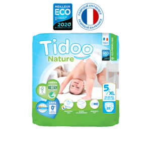 Couche Écologique Taille 5 XL 12 à 25 kg 1×22 Tidoo