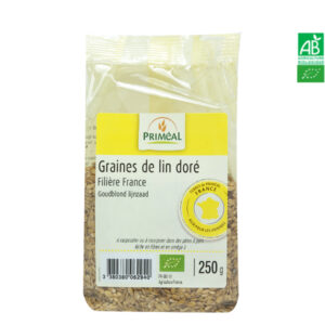 Graines de Lin Doré Bio France 250g Priméal Graines de Lin Doré Bio France 250g Priméal