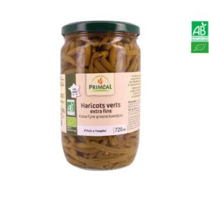 Haricots Verts Extra Fins Bio France 720ml Priméal