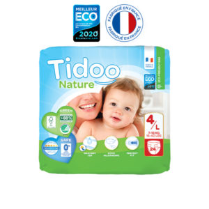 Couche Écologique Taille 4 7 à 18 kg 1×24 Tidoo