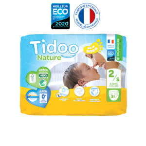 Couche Écologique Taille 2S 3 à 6kg 1×31 Tidoo
