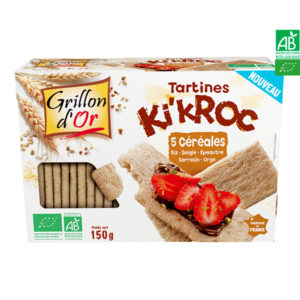 Tartines Ki’Kroc 5 céréales 150gr Grillon d’Or