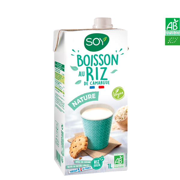 Boisson Végétale Au Riz Complet Bio 1L Soy