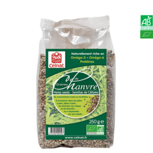 Graines de Chanvre Bio Complètes 250gr Celnat