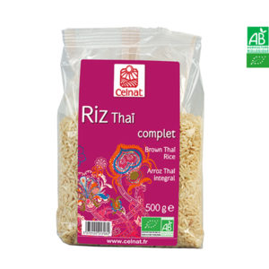 Riz Long Thai Bio Complet 500gr Celnat