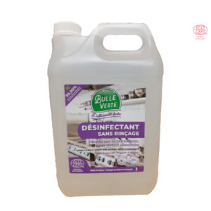 Biocide Désinfectant Sans Rinçage 5Lt Bulle Verte